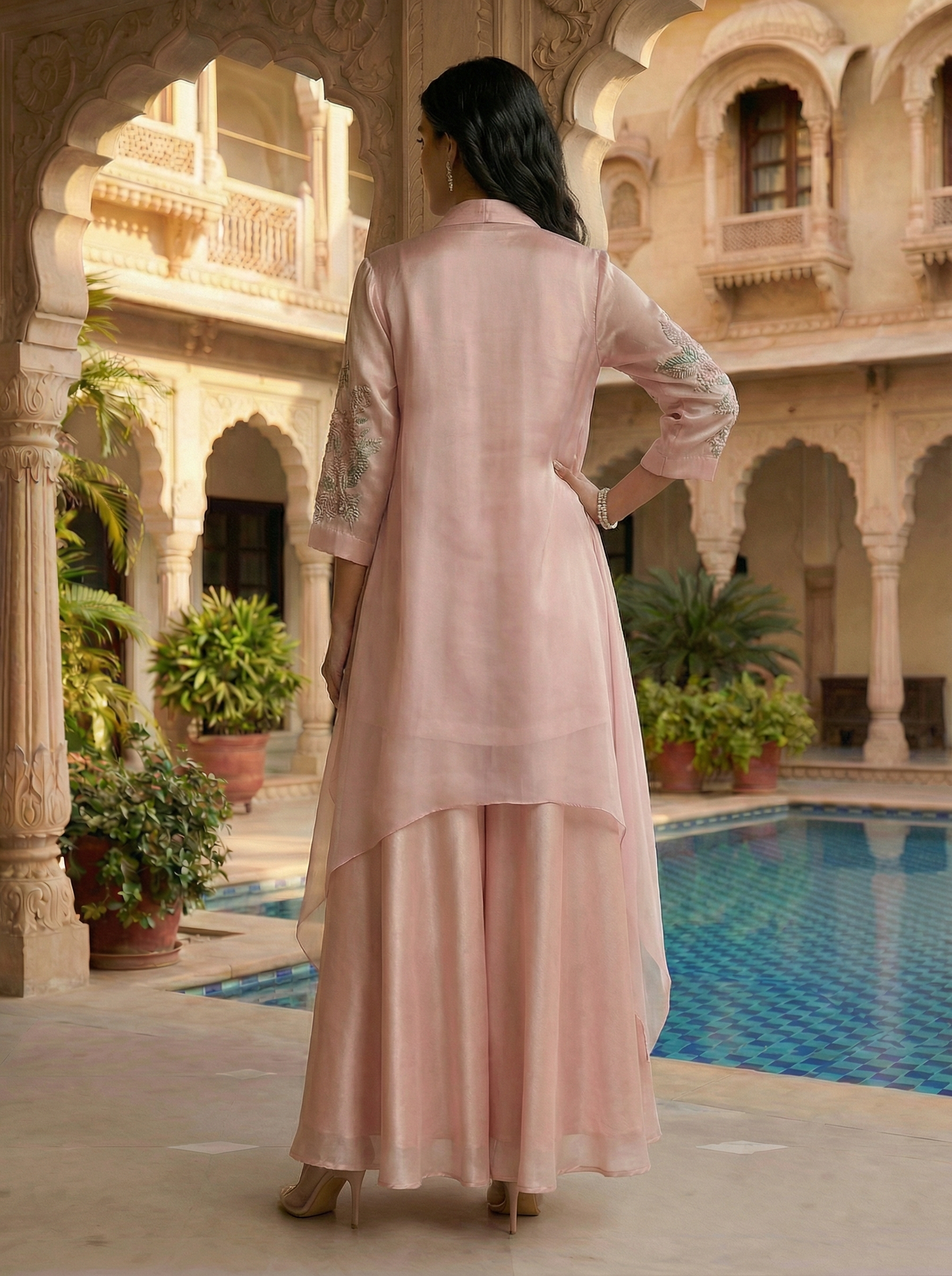 Leher Cape Set