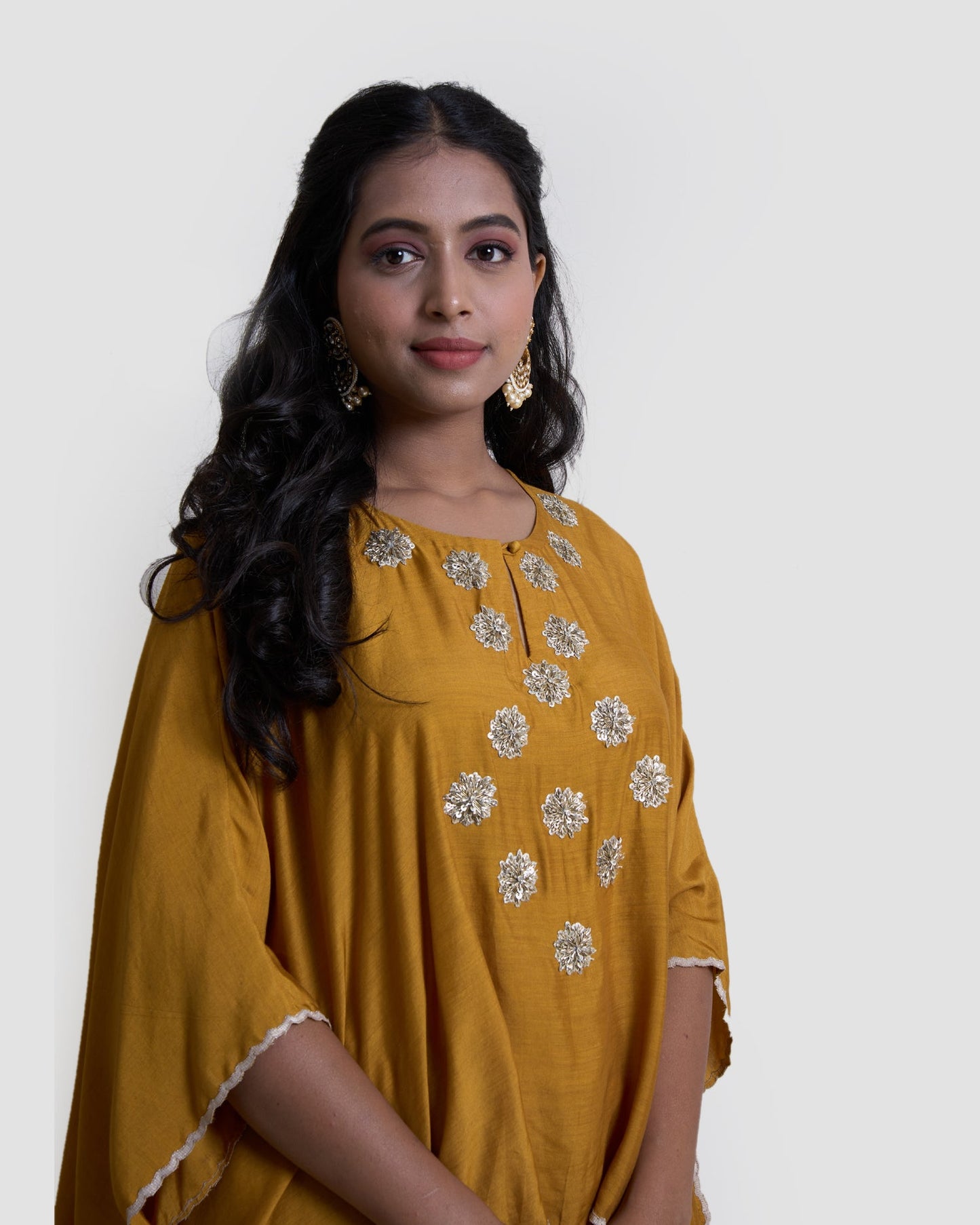 Mustard Yellow cape set