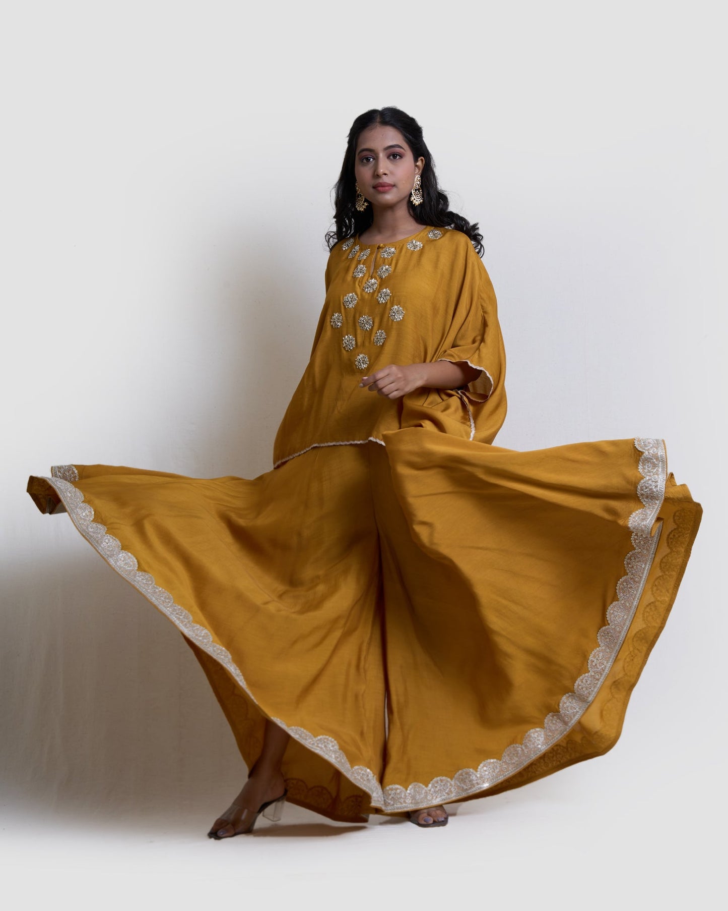 Mustard Yellow cape set