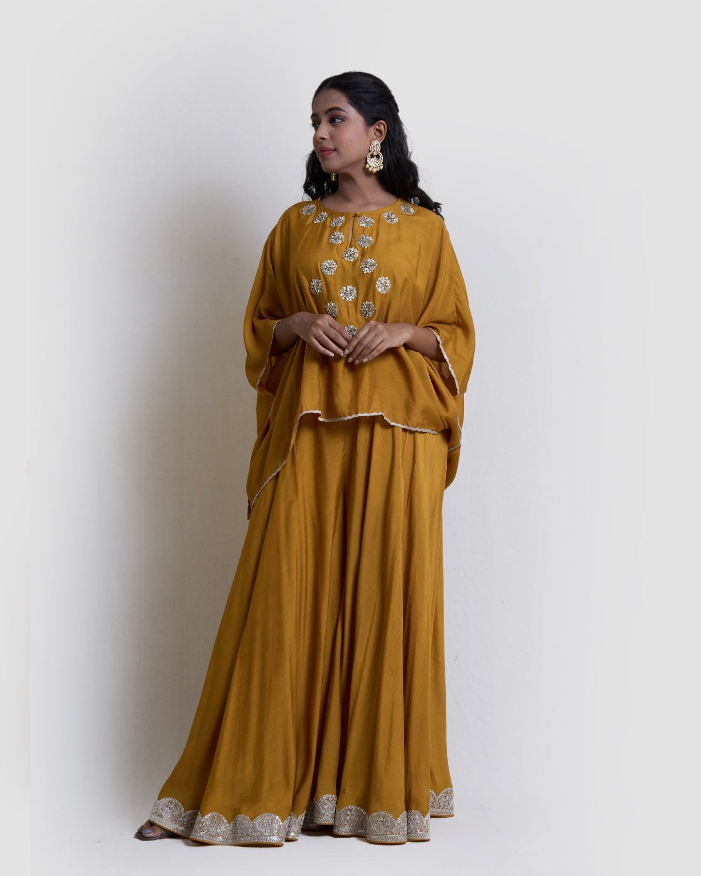 Mustard Yellow cape set