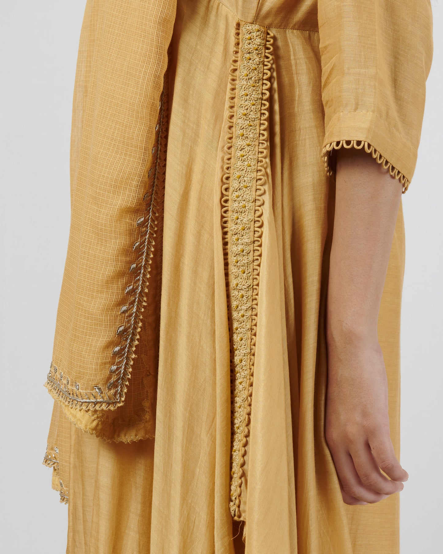 Light Olive Kurta Set
