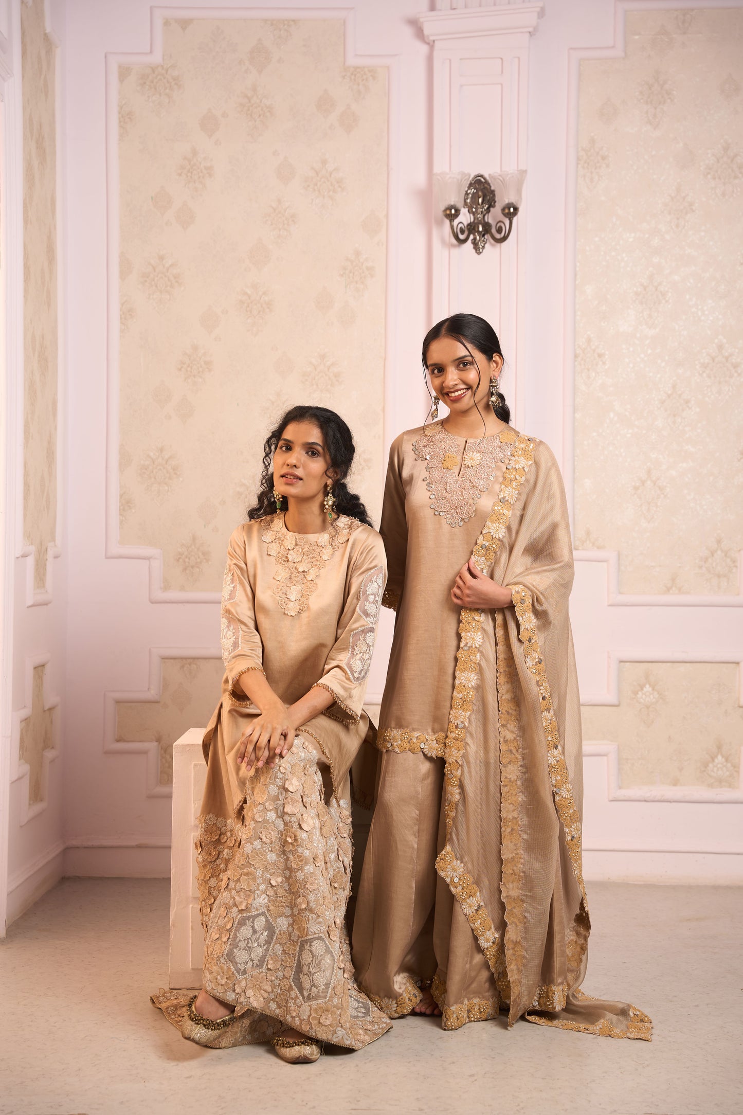 Saanjh Sharara Set