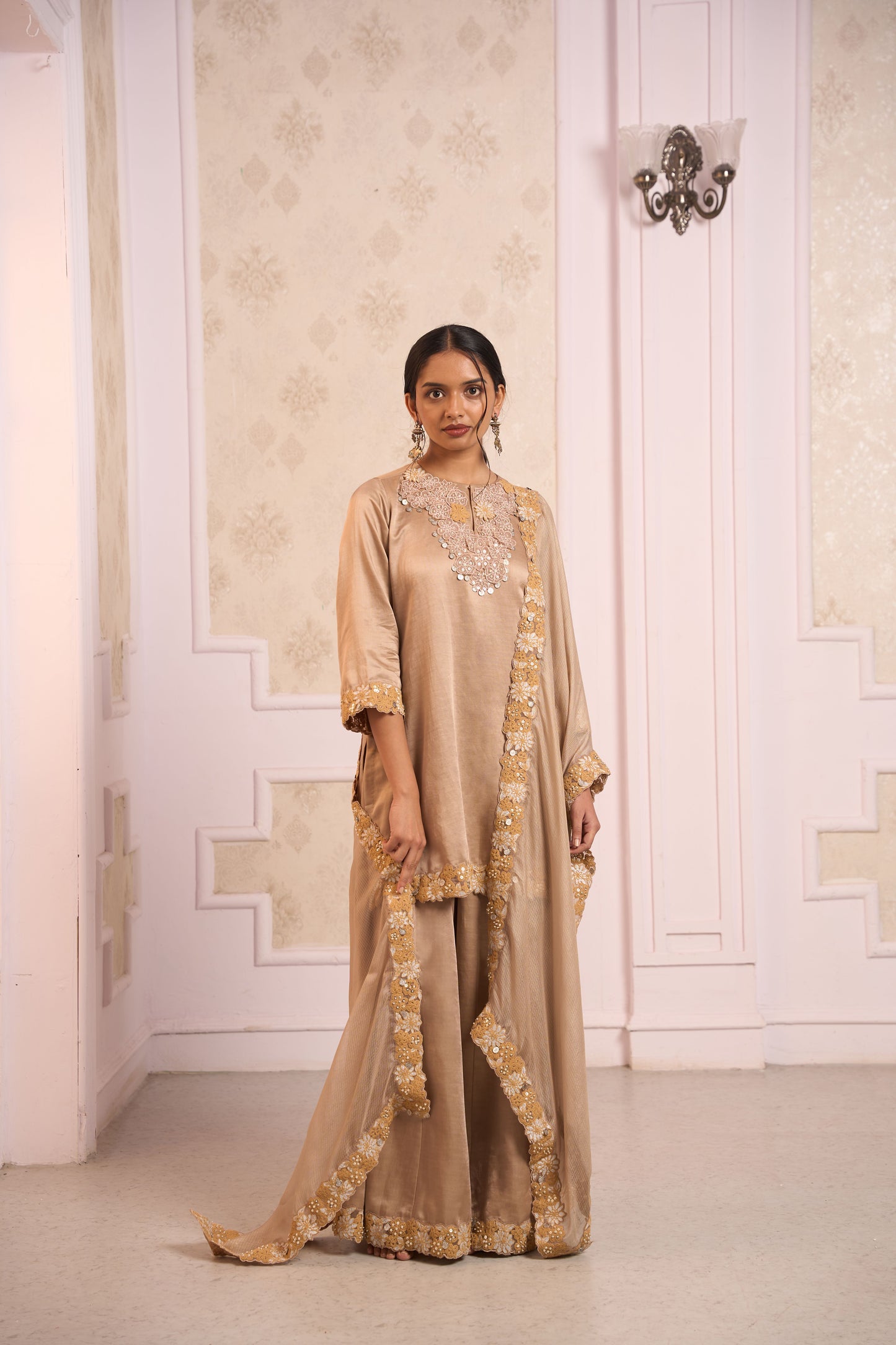 Saanjh Sharara Set