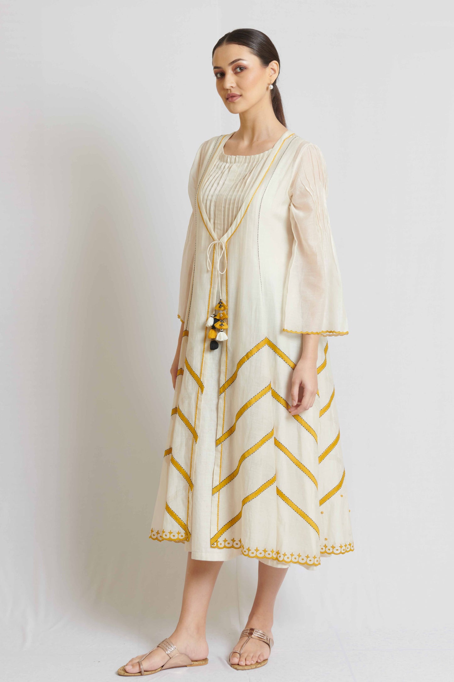 Palash Ivory Kurta Set