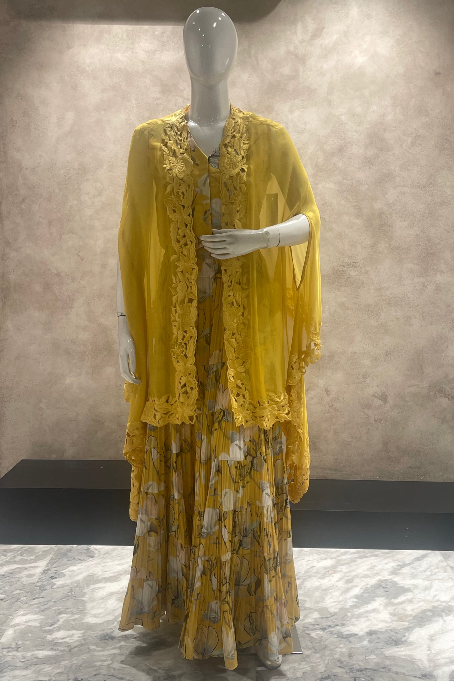 Sunshine Floral Cape Set