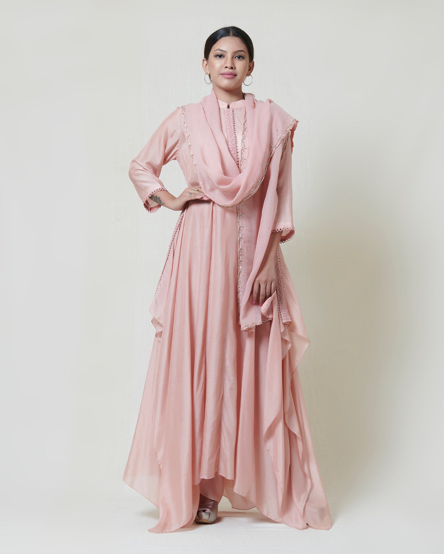 Vintage Pink Kurta Set