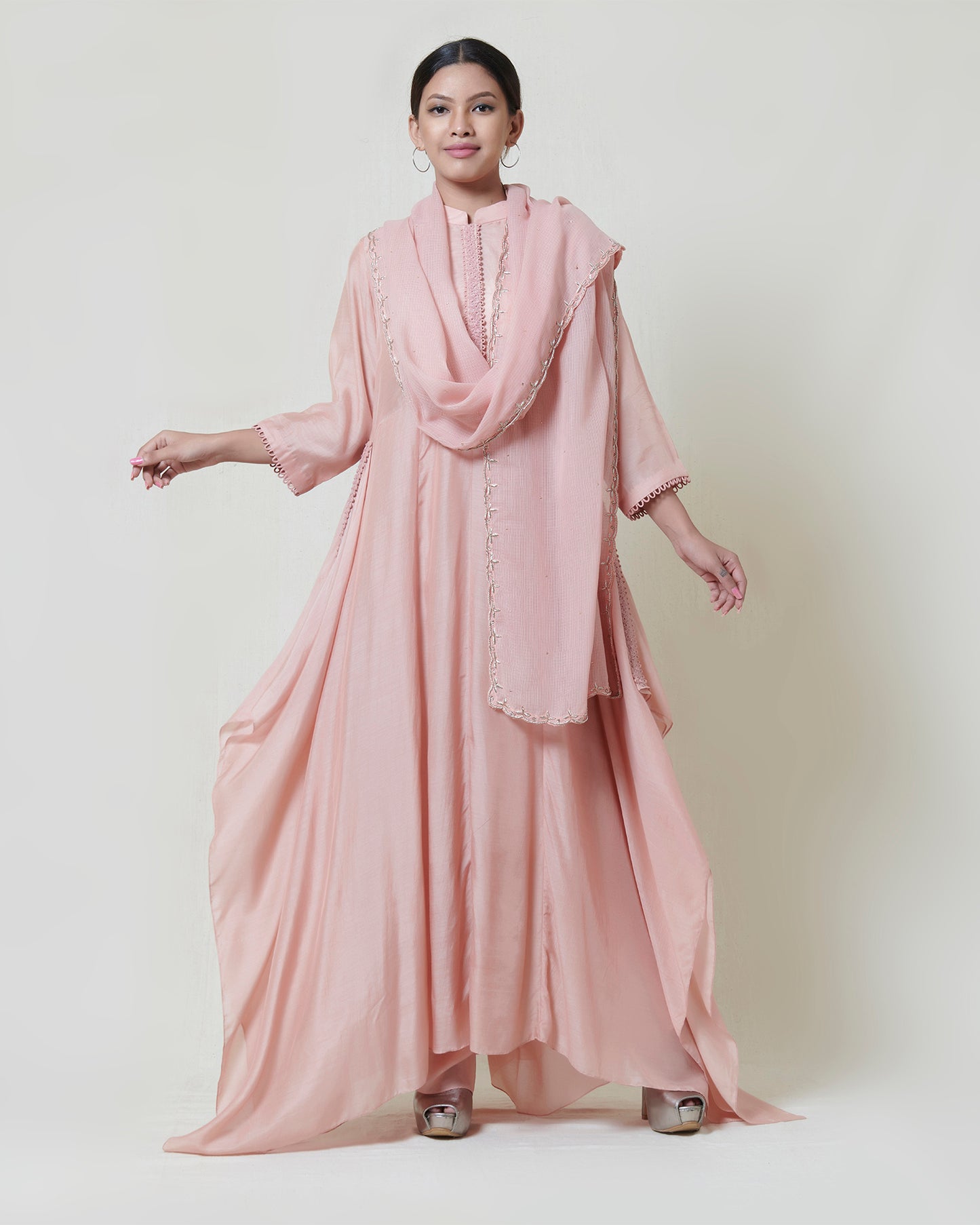 Vintage Pink Kurta Set