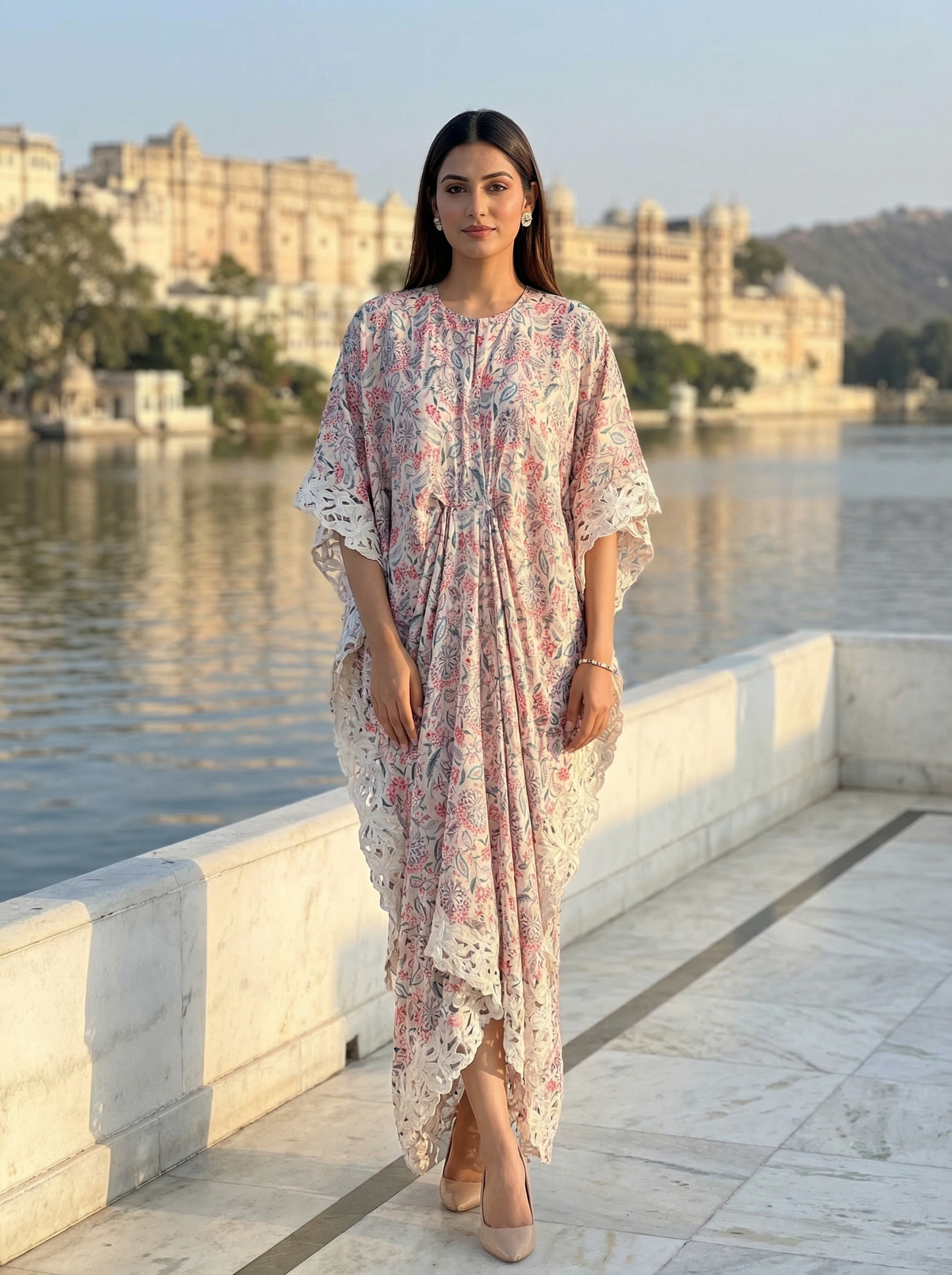 Chaand drape kaftan