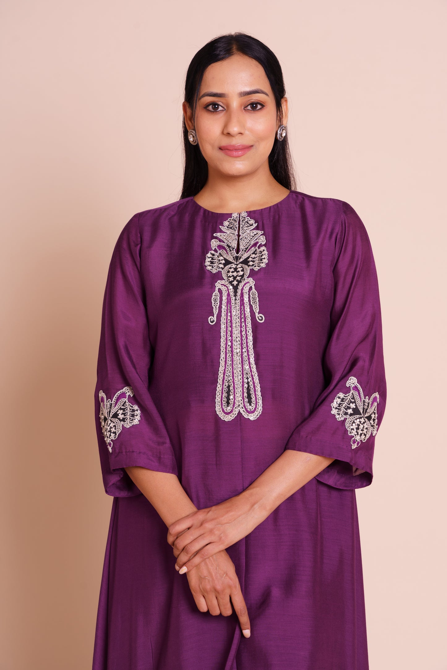 Iraaya Purple Kurta Set