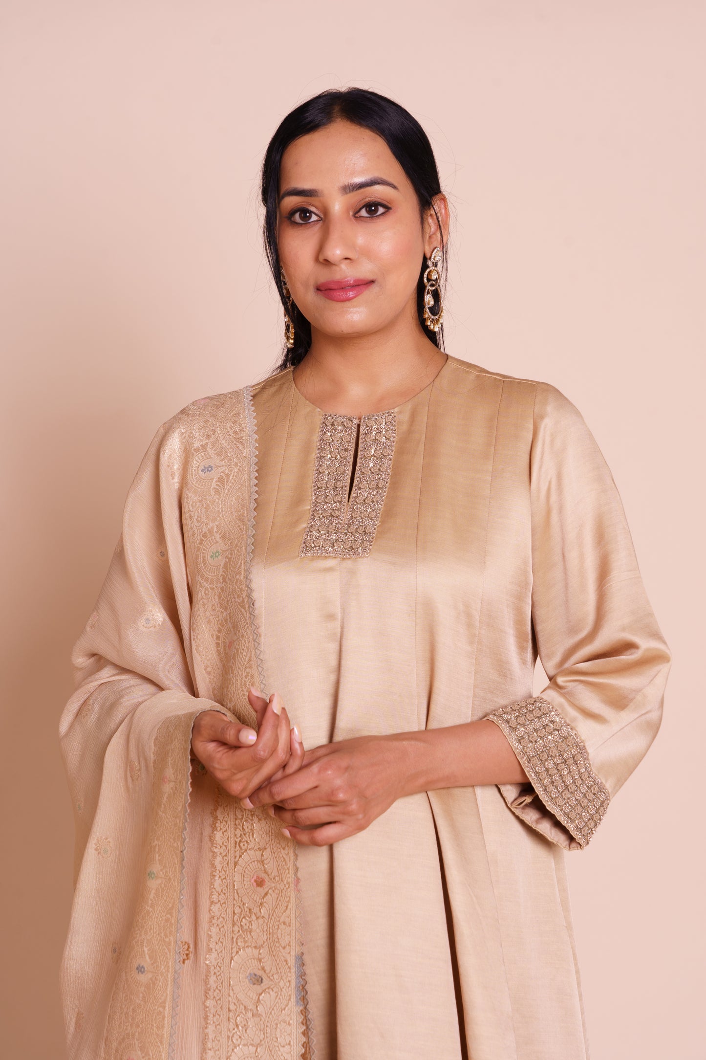 Kanika Beige Set