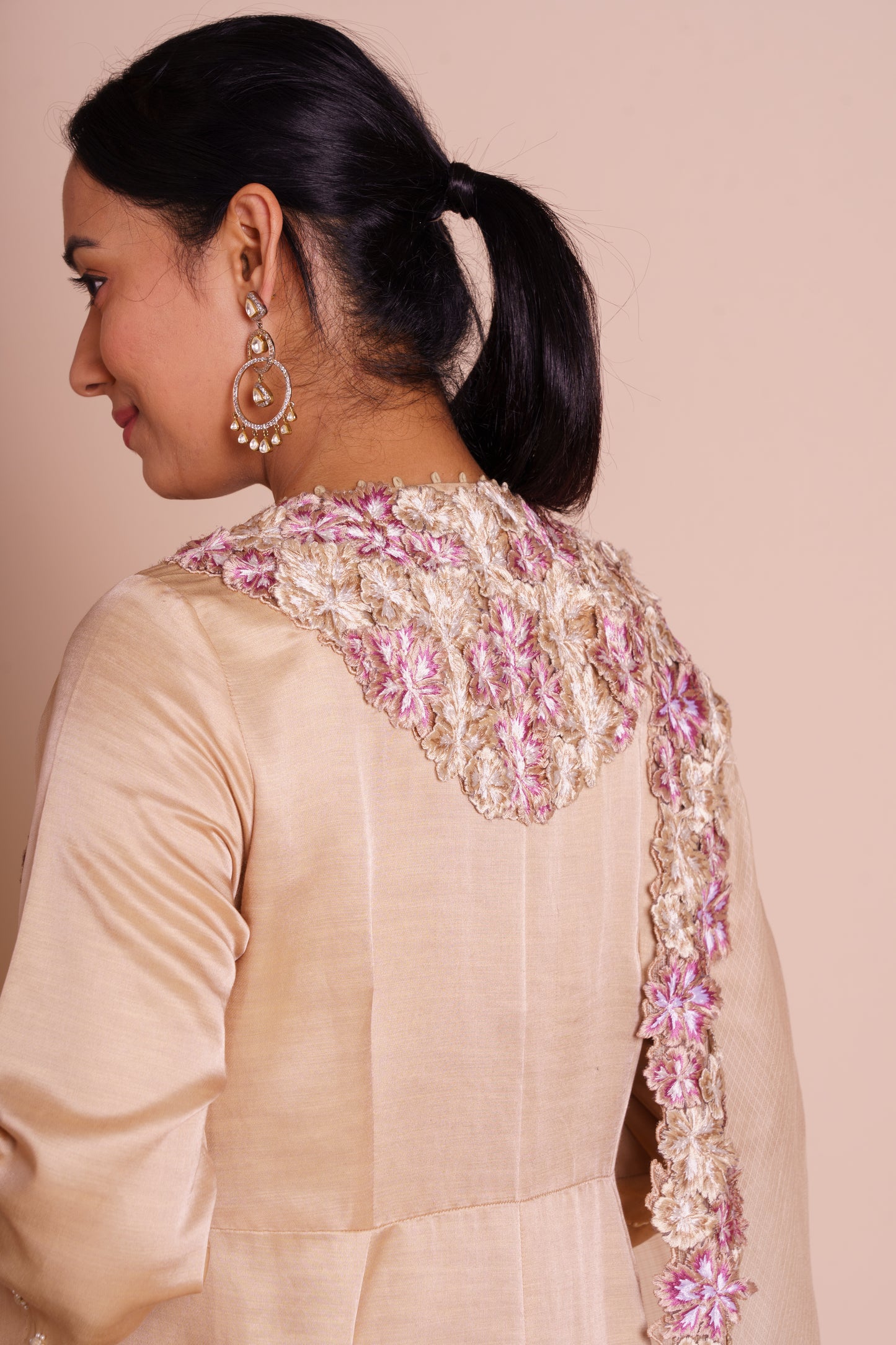 Meher Beige Kurta Set