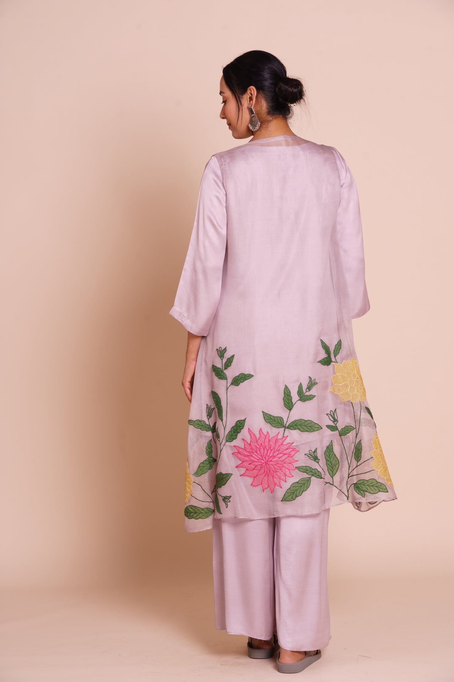 Pihu Lavender Jacket Set