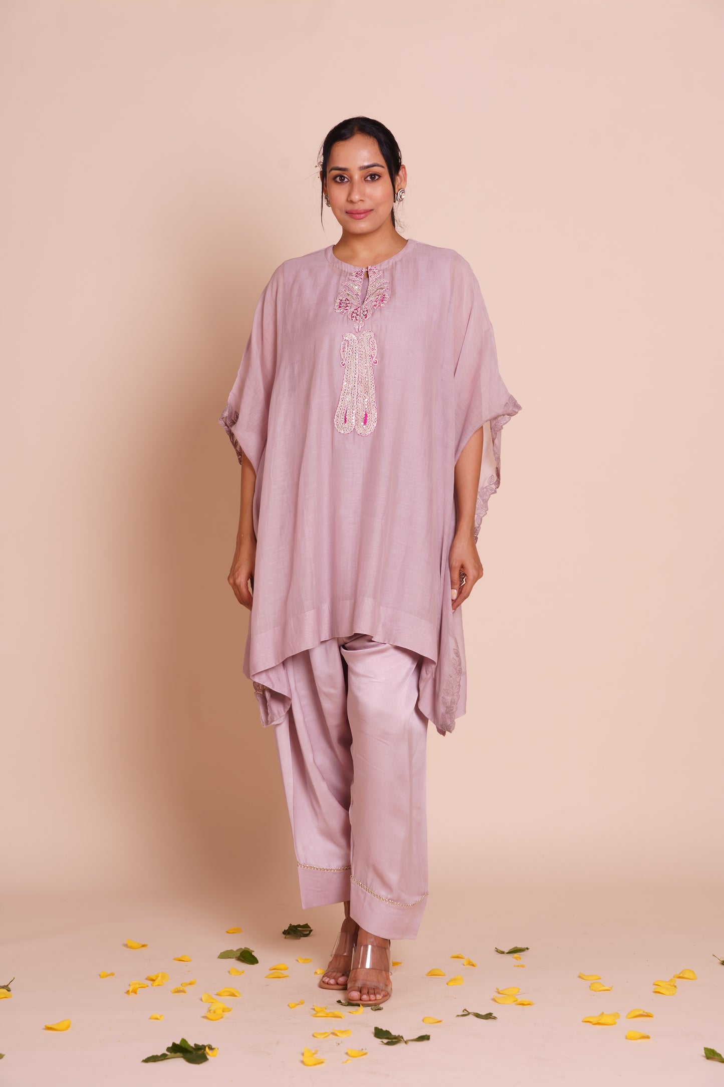 Lavanya Lavender Kaftan Set