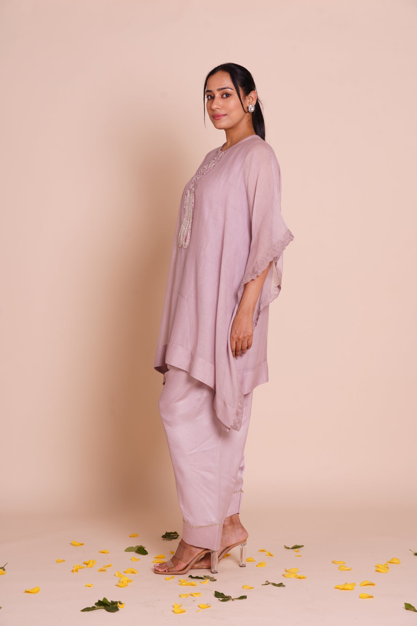 Lavanya Lavender Kaftan Set