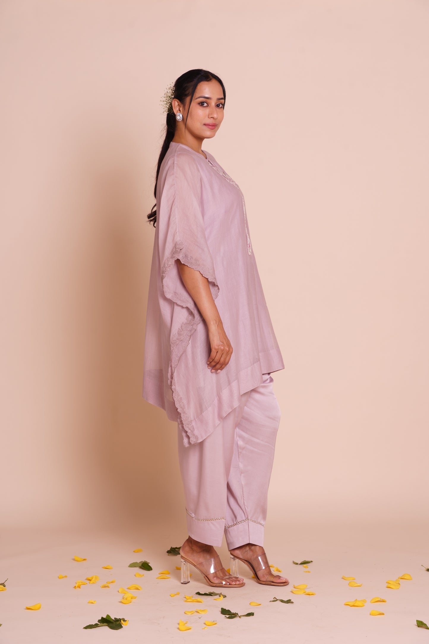 Lavanya Lavender Kaftan Set
