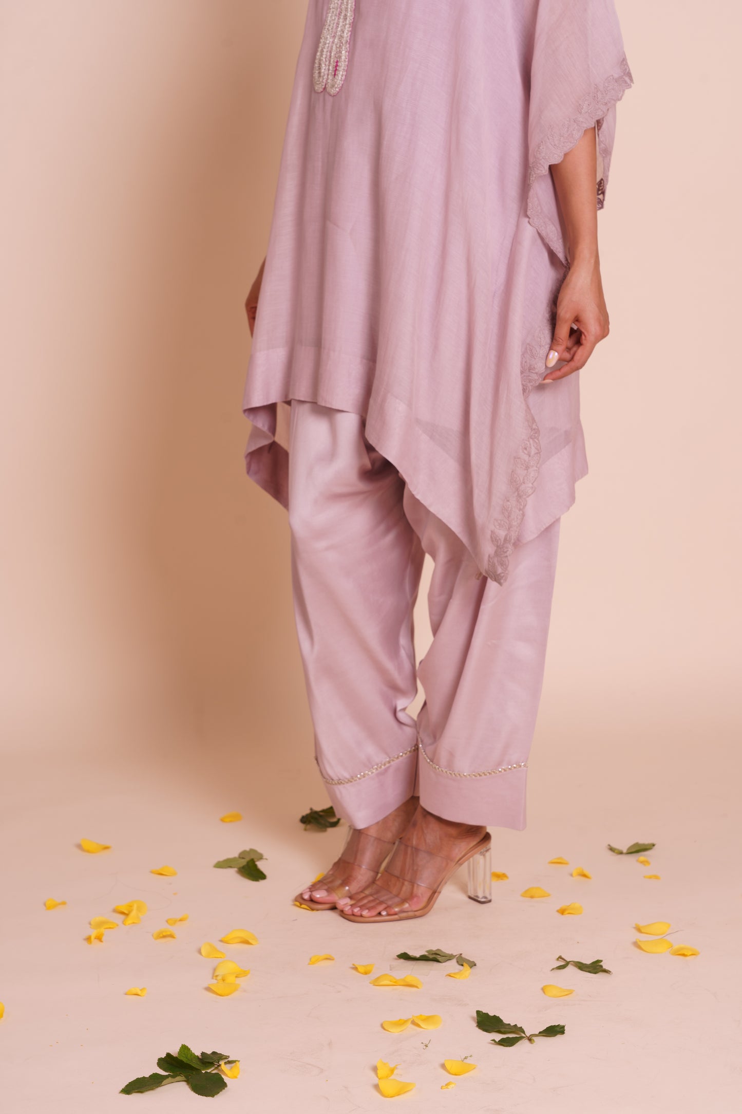 Lavanya Lavender Kaftan Set
