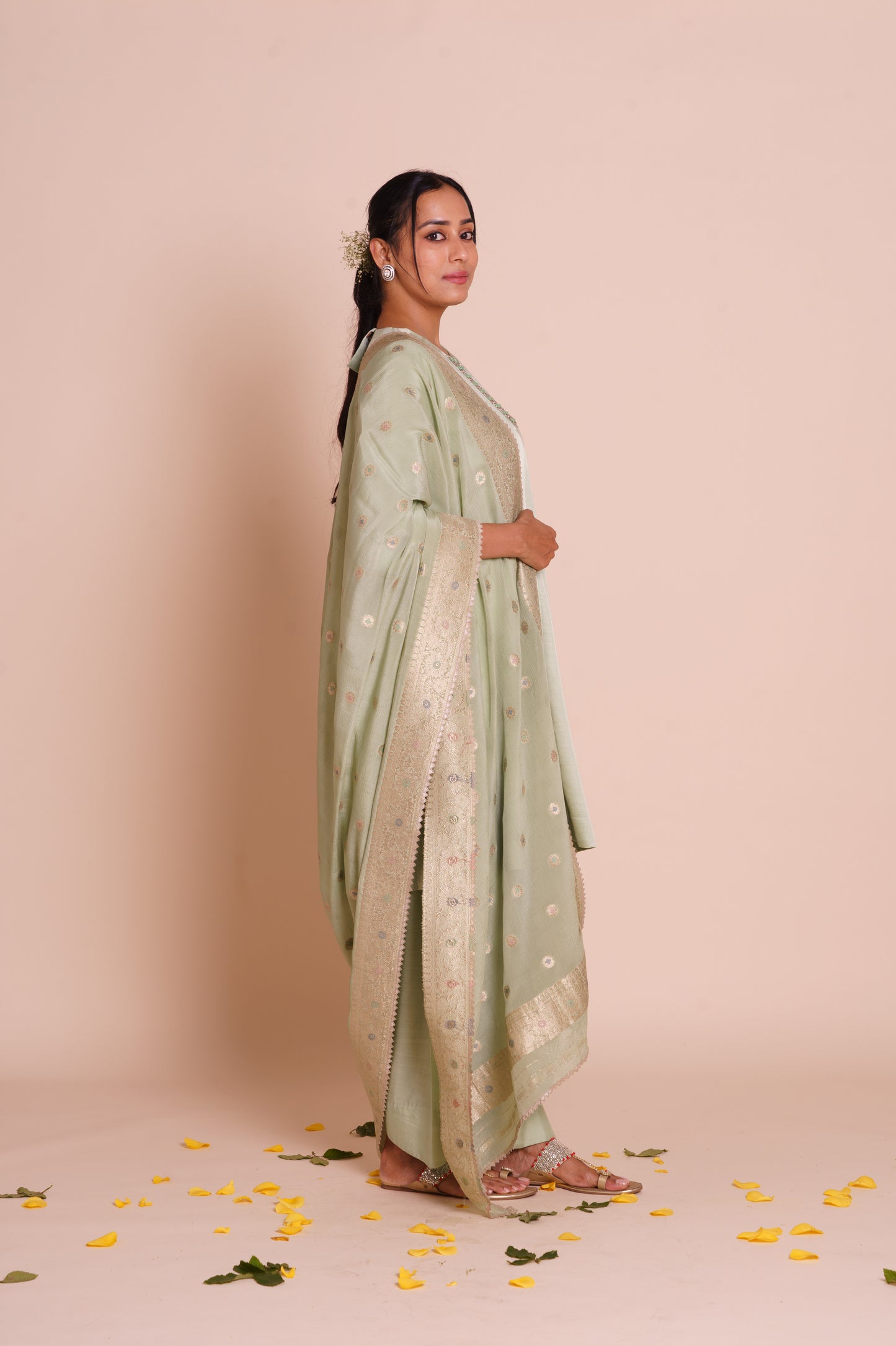 Neelima Powder Blue Kurta Set