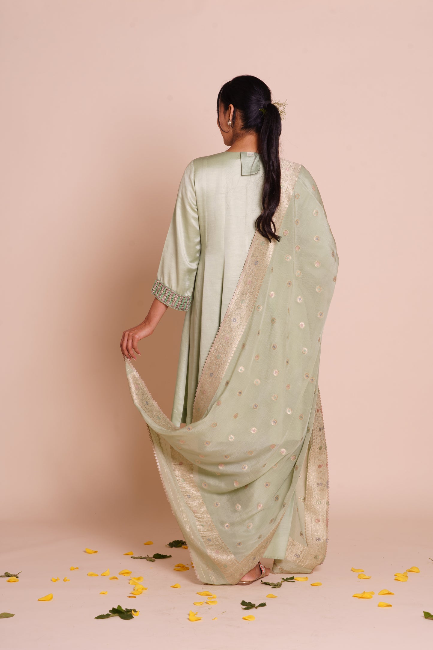 Neelima Powder Blue Kurta Set
