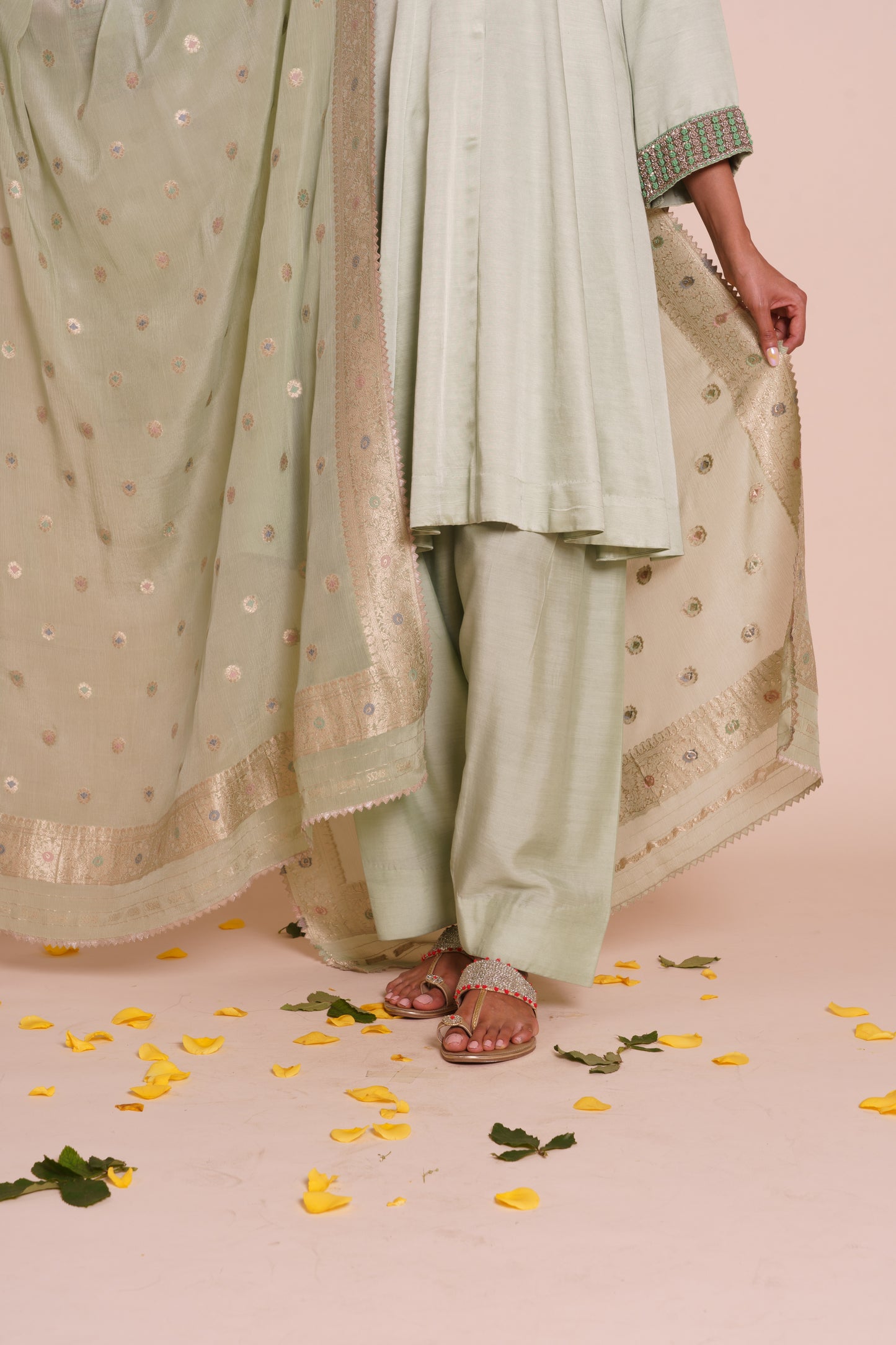 Neelima Powder Blue Kurta Set
