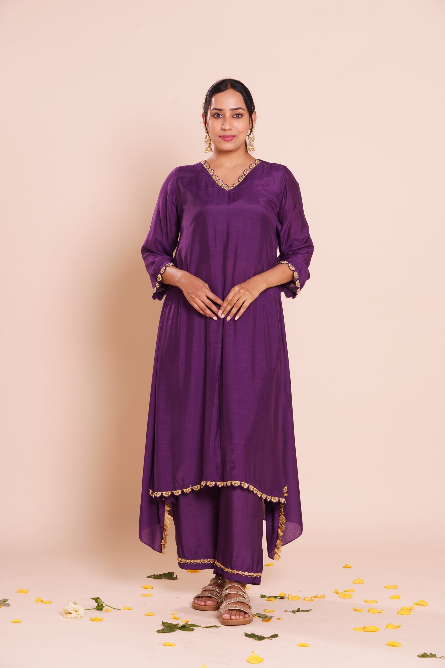 Nysa Purple Kurta Set