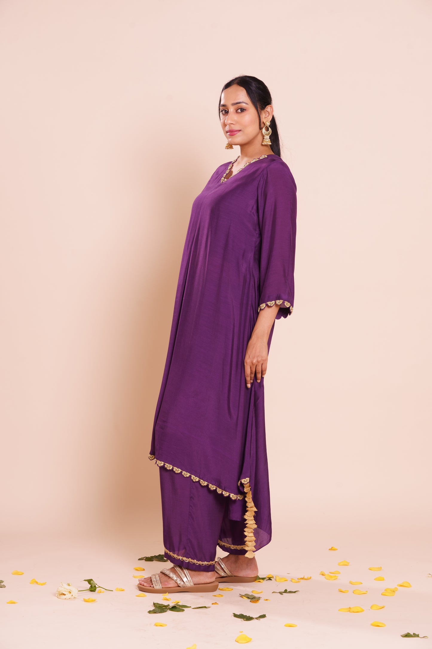 Nysa Purple Kurta Set