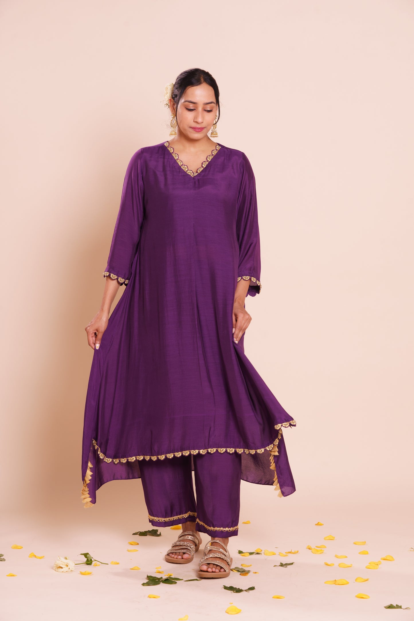 Nysa Purple Kurta Set