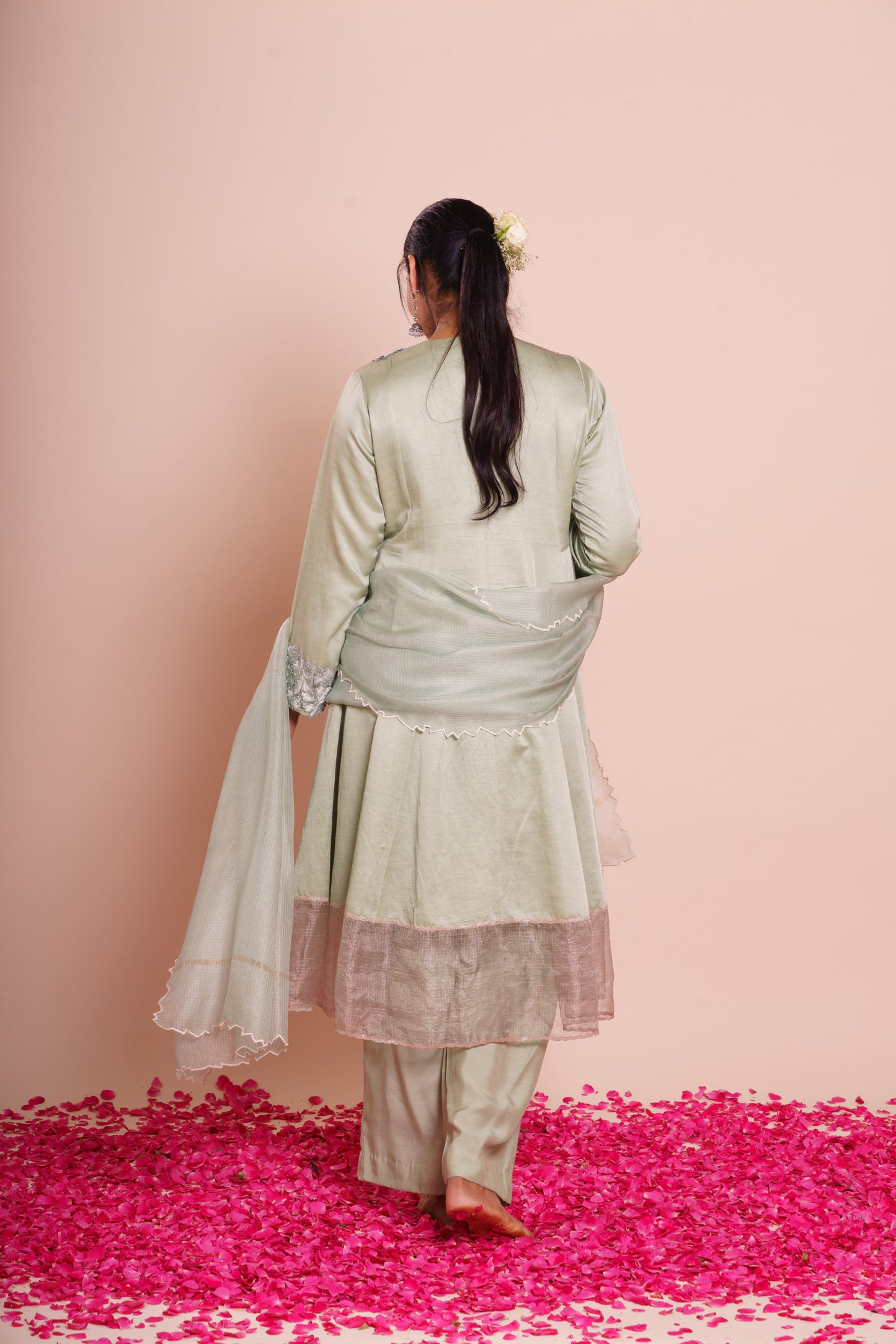 Ira Powder Blue Kurta Set