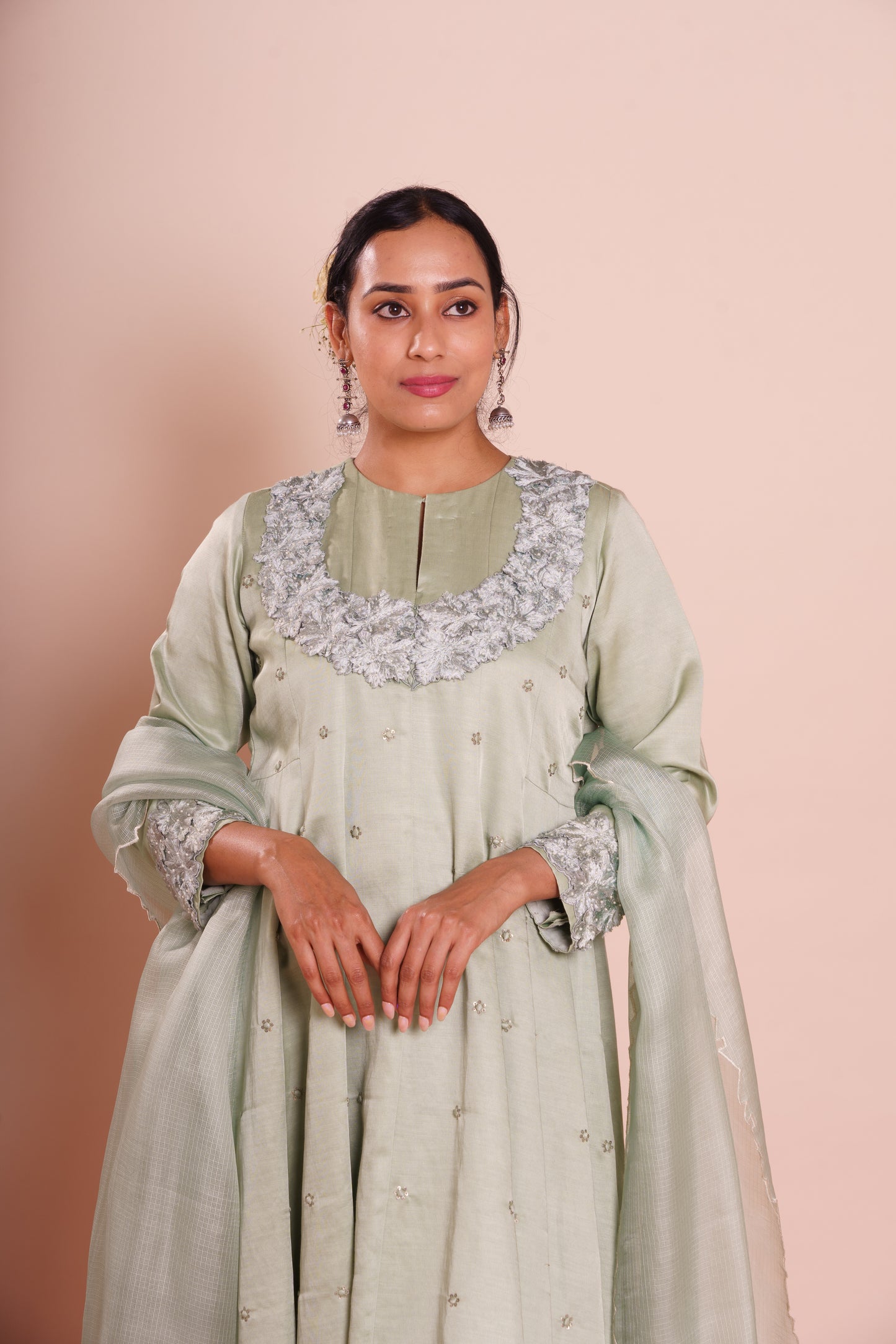 Ira Powder Blue Kurta Set