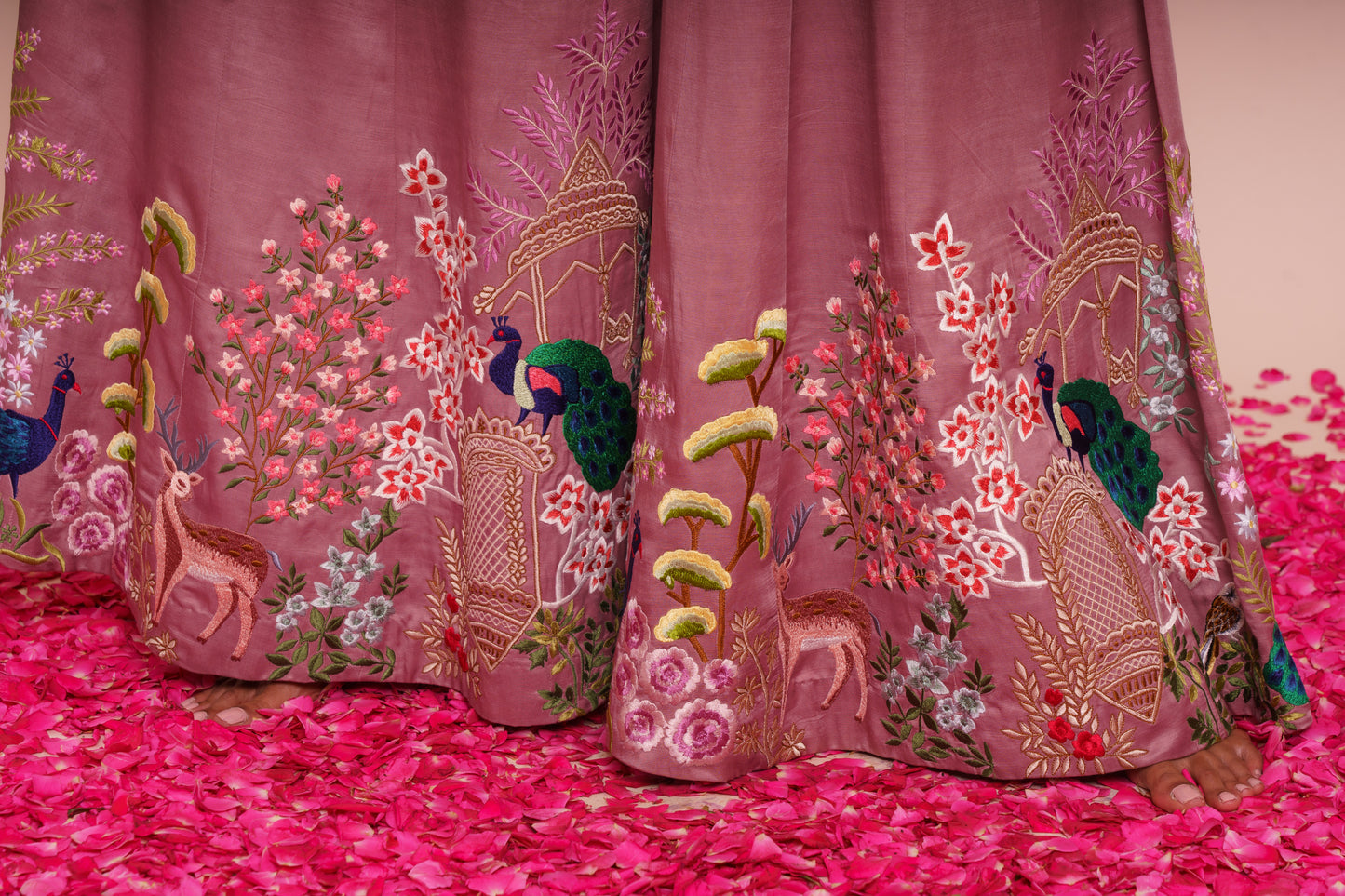 Reva Pink Kurta Sharara Set