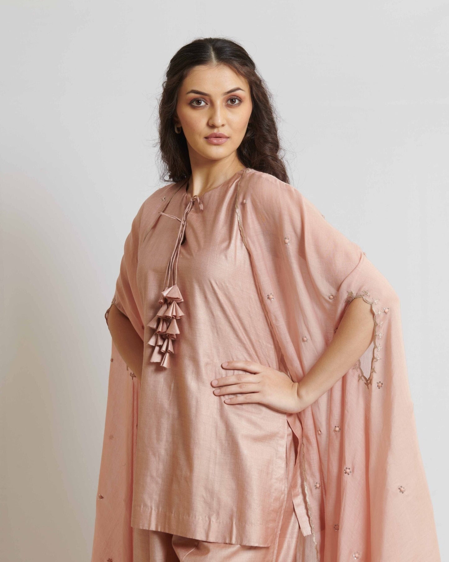 Onion pink cape set