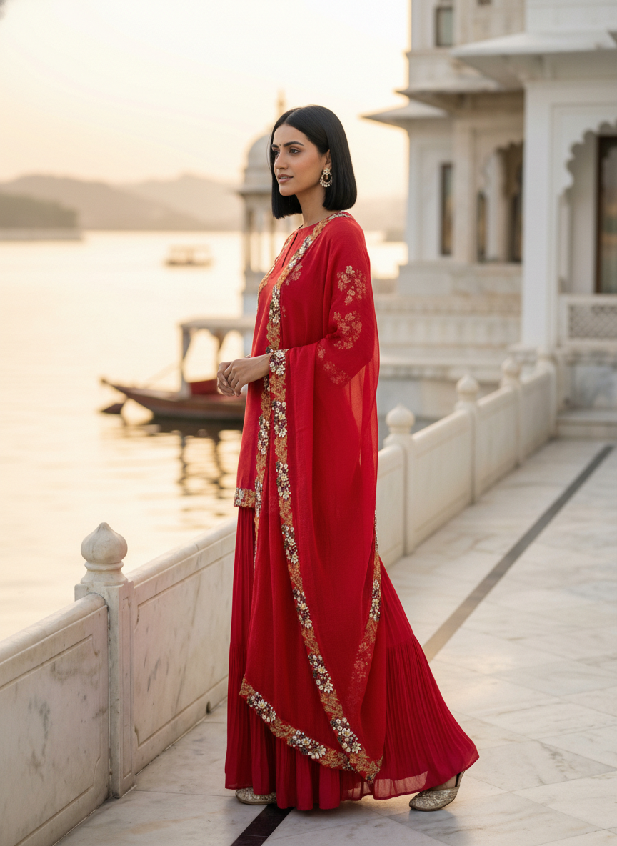 Yashasvi Sharara Set