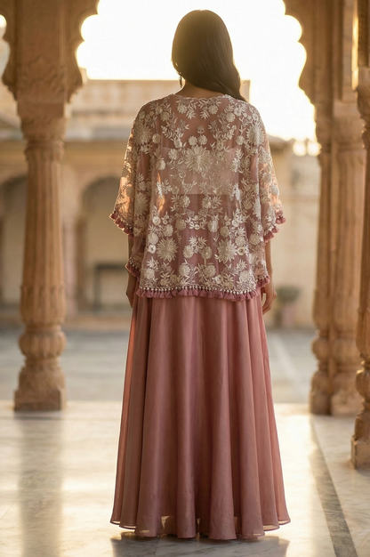 Gul Aabha Cape Set