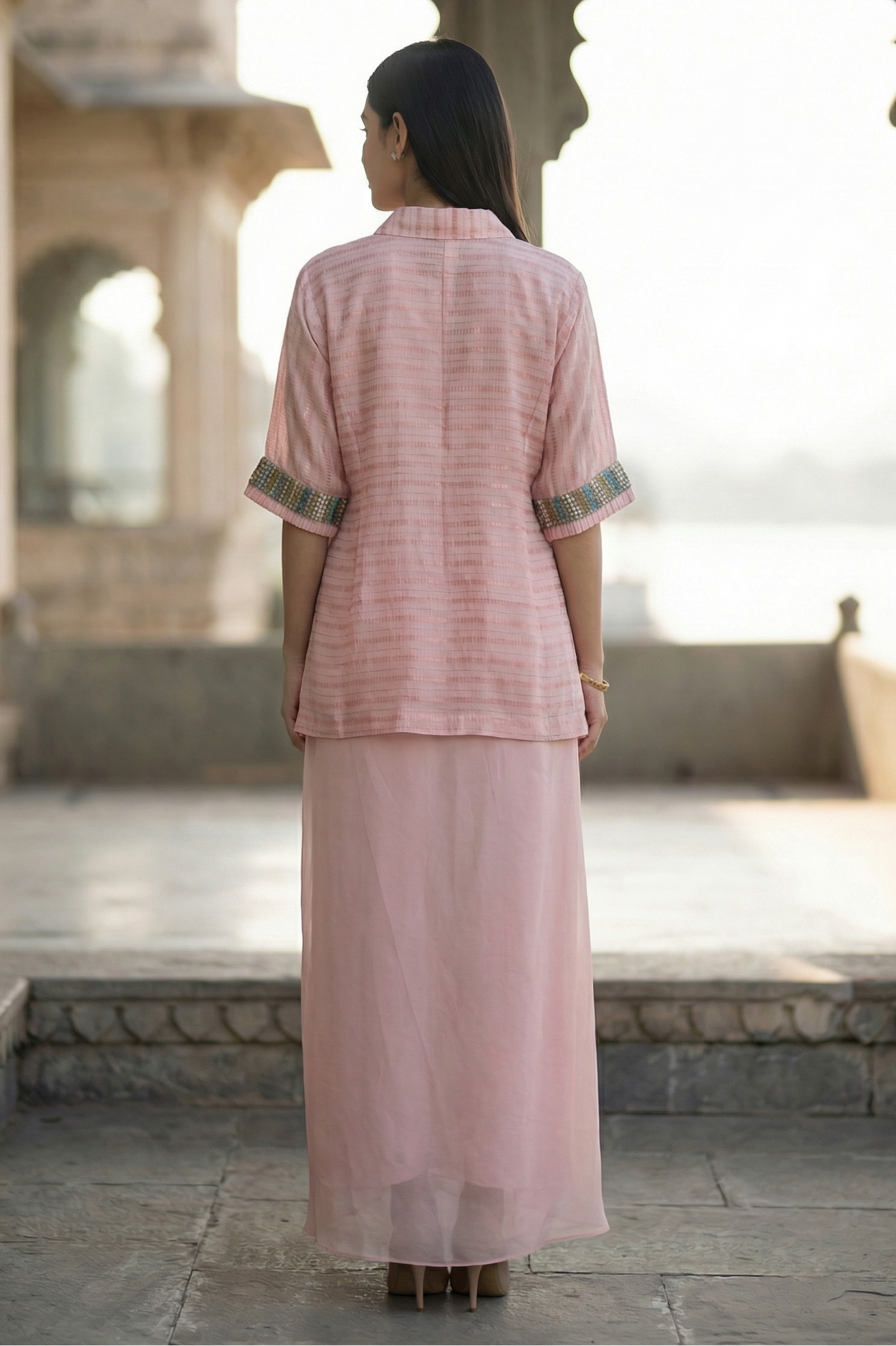 Taara Chanderi Skirt Set