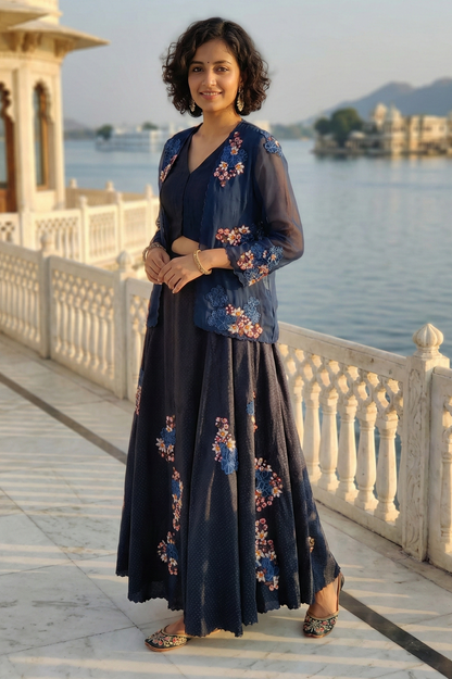 Rajni Skirt Set