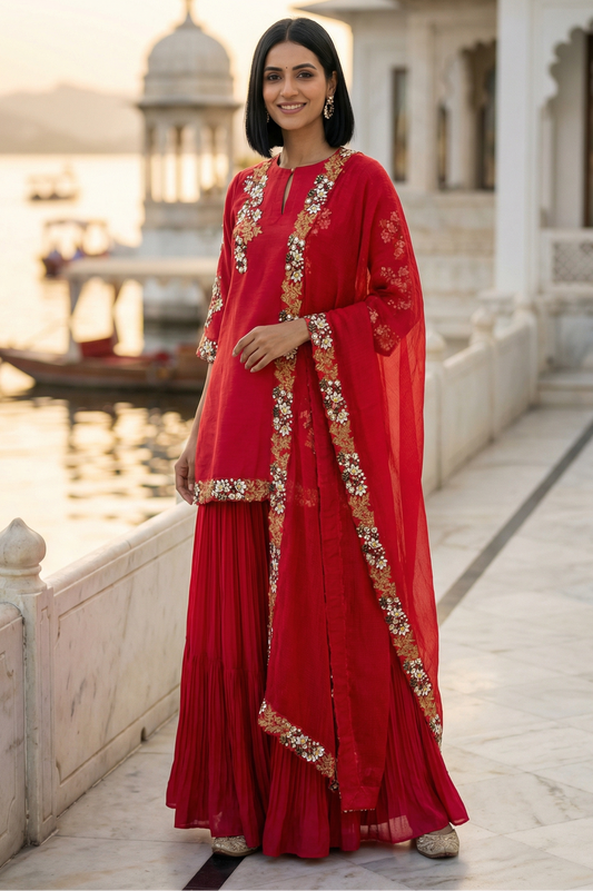 Yashasvi Sharara Set