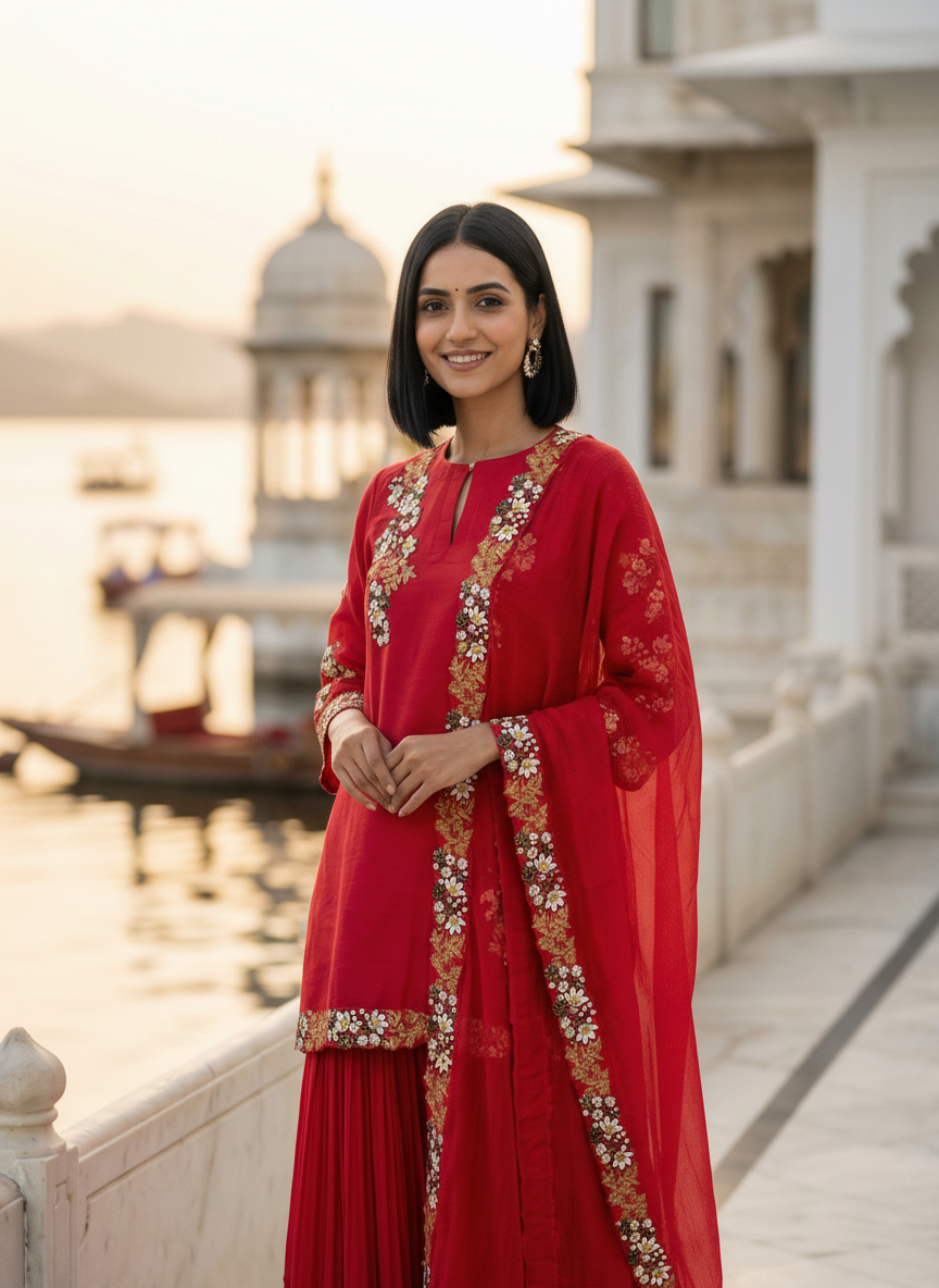 Yashasvi Sharara Set