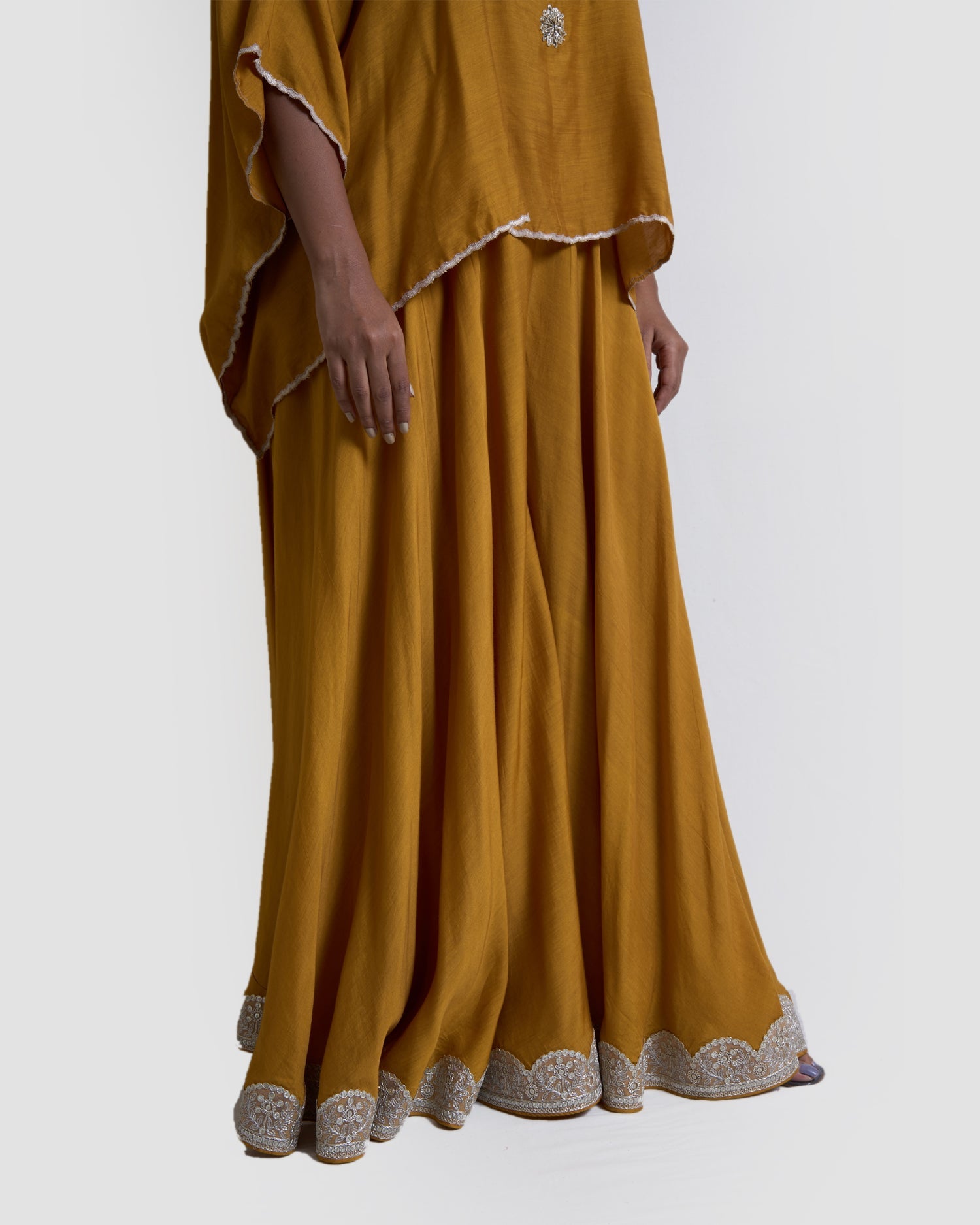 Mustard Yellow cape set