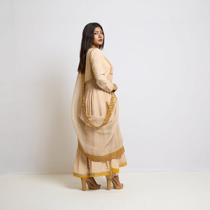 Beige kurta set
