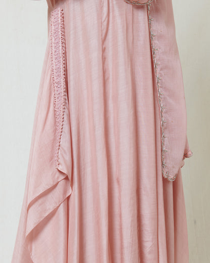 Vintage Pink Kurta Set