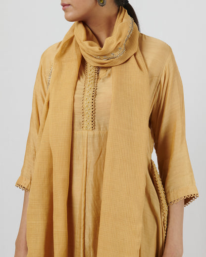 Light Olive Kurta Set