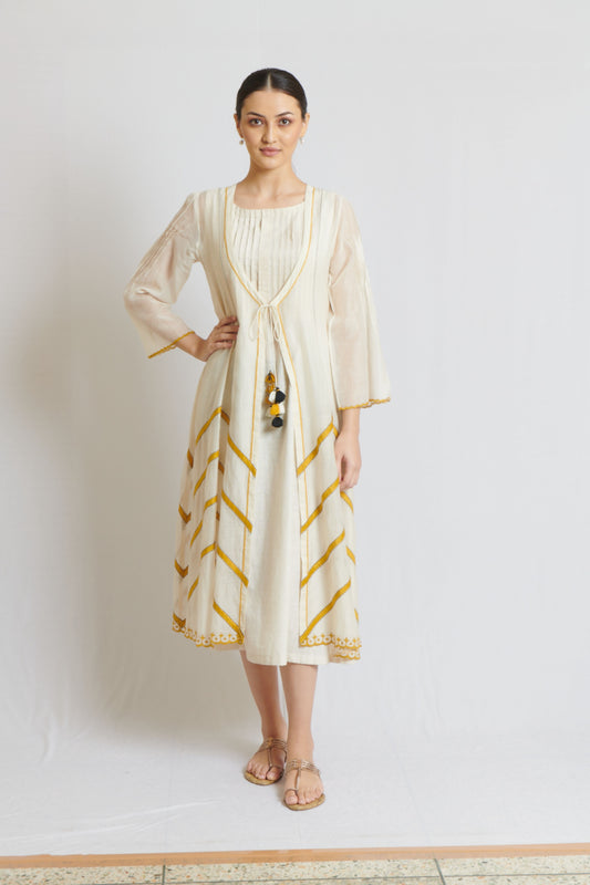 Palash Ivory Kurta Set