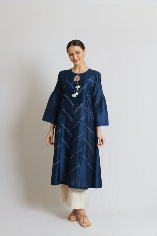 Neerja Indigo Set
