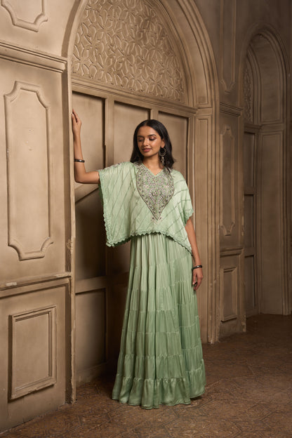 Neelprabha Kaftan Set