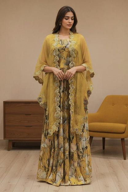 Summer Bloom Cape Set