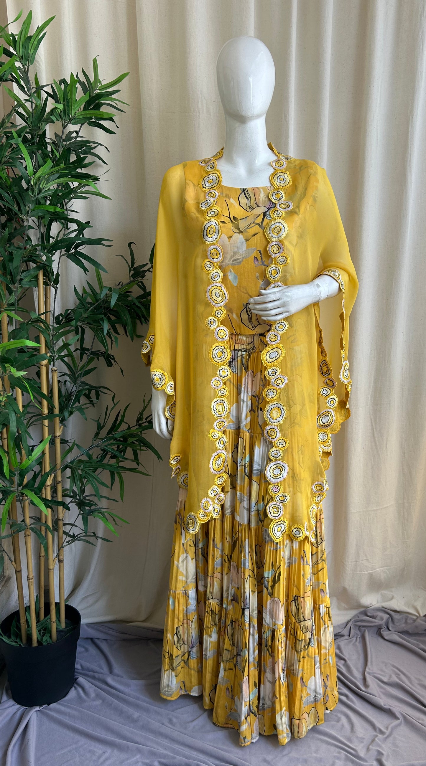 Summer Bloom Cape Set