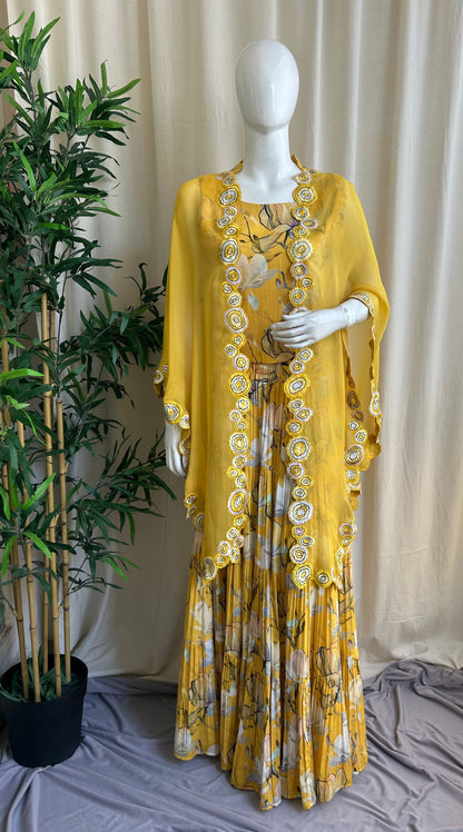 Summer Bloom Cape Set