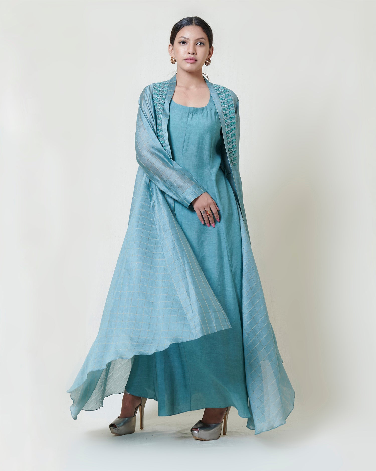 Turkish blue jacket set