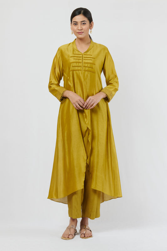 Ketaki Olive Kurta Set