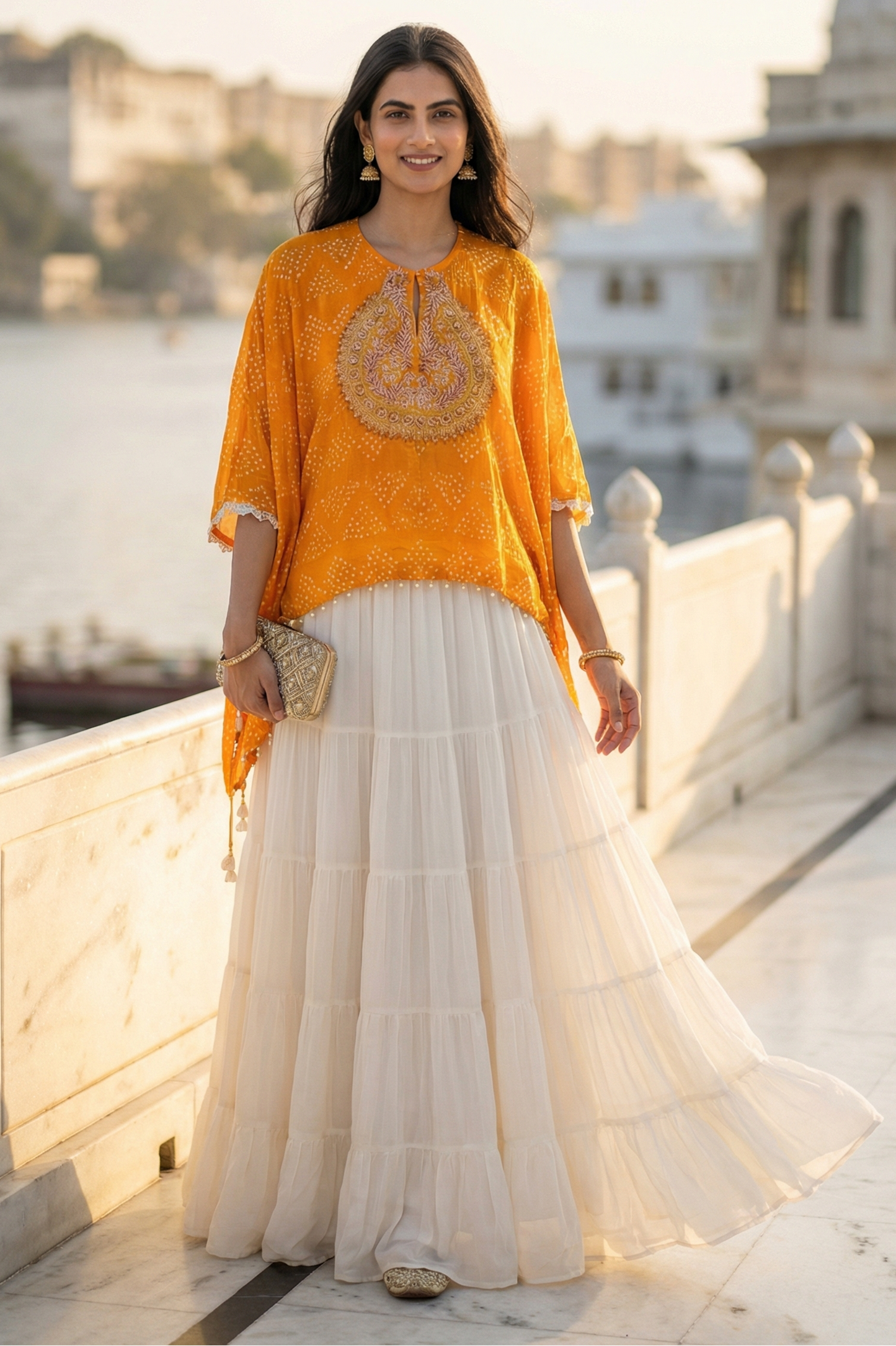 Gulnaar Bandhani Set