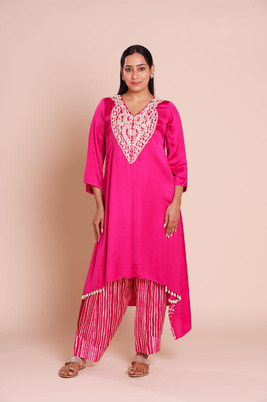 Alaya Pink Kurta Set